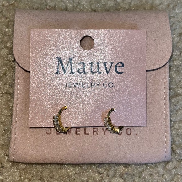 Ivy Diamond Hoops - Picture 2 of 2